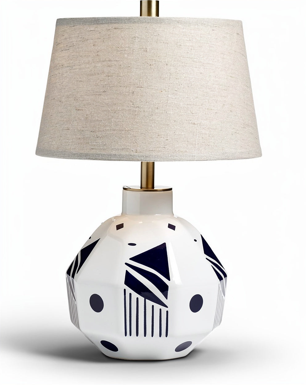 **Technische Titel in het Nederlands: Modern Decoratieve Tafellamp met Geometrisch Ontwerp**