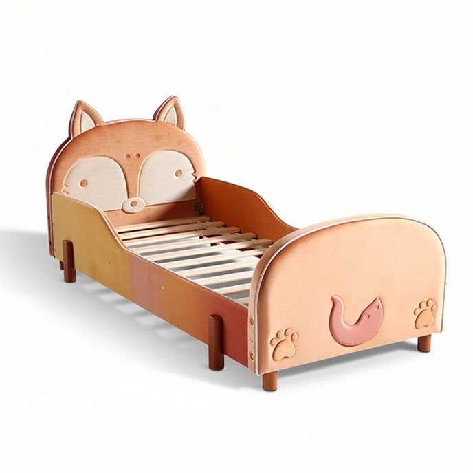 **Technische Titel in het Nederlands:** Kinderbed met Vos Ontwerp, Hout, Geschikt voor Peuters